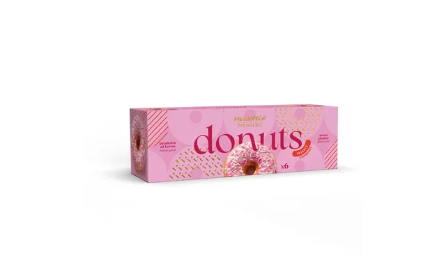 Glutenfri Donuts Jordbær