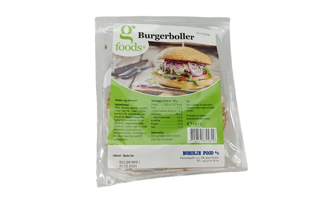 Glutenfri Og Laktosefri Burgerboller Med Gyldne Hørfrø
