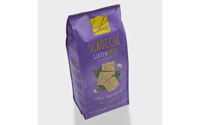 Glutenfri Ostekiks Med Hvidløg Og Persille, Scrocchi - Obs Bedst Før 30-04-2026