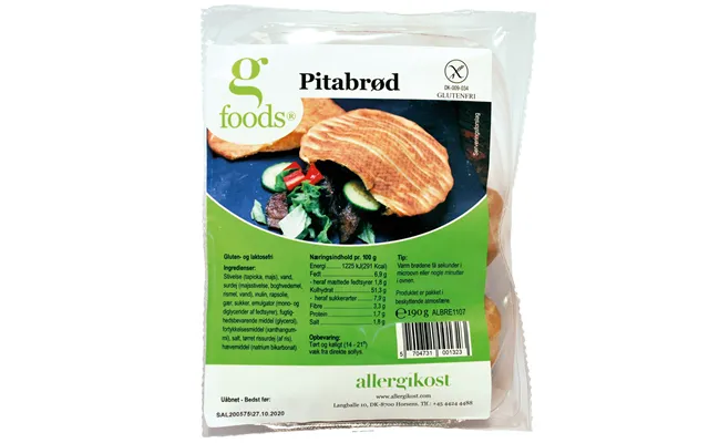 Glutenfri Pitabrød