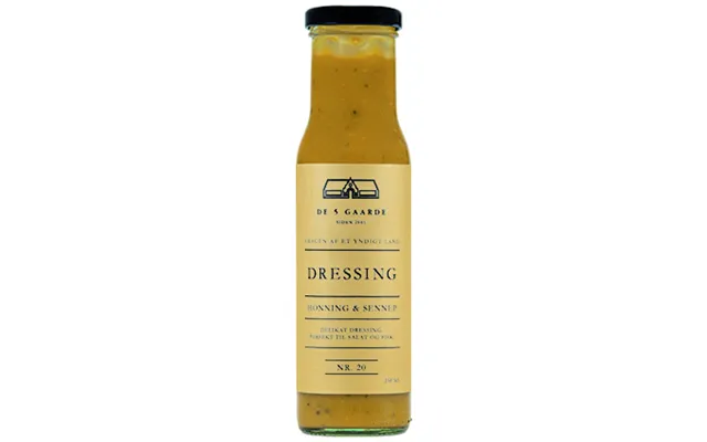 Honning Sennep Dressing - De 5 Gaarde