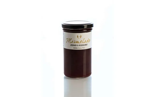 Marmelade Med Jordbær Og Hyldeblomst