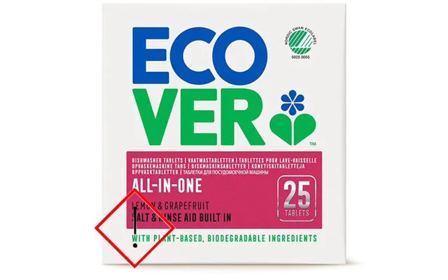 Opvasketabs All In One - Ecover 25 Stk