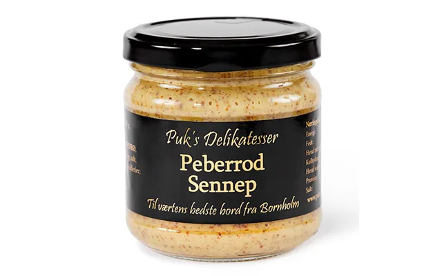 Peberrod Sennep - Puk's Delikatesser