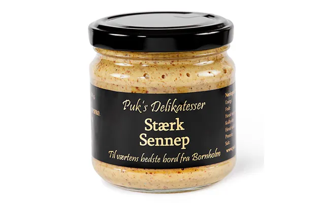 Stærk Sennep - Puk's Delikatesser