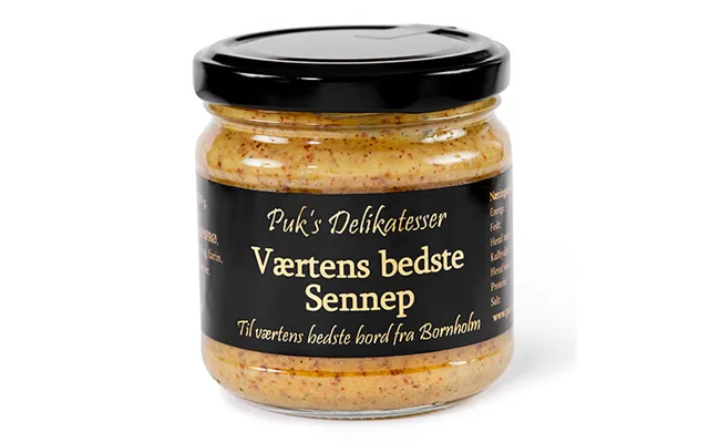 Værtens Bedste Sennep - Puk's Delikatesser