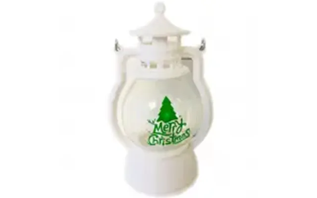 Muto Lille Hvid Led Lanterne - Merry Christmas White C