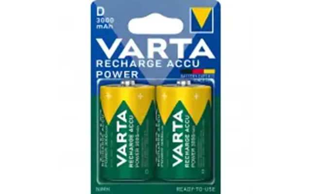 Varta Recharge Charge Accu Power D 3000mah 2 Pack - Batteri