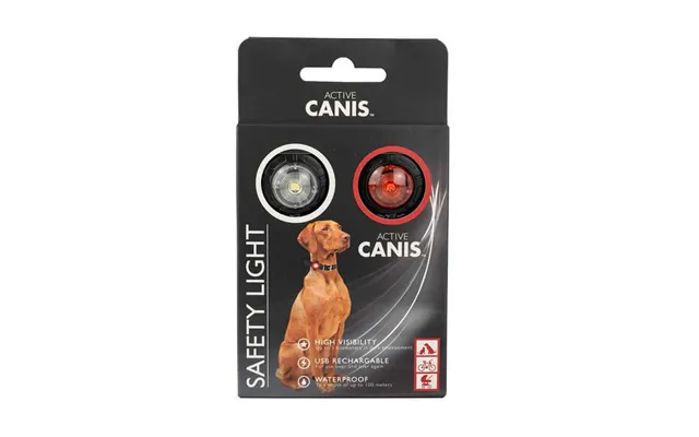 Active Safety Hundelygte Duo White And Red