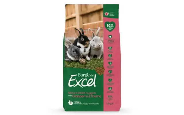Burgess Excel Kanin Mature 5år 1,5kg