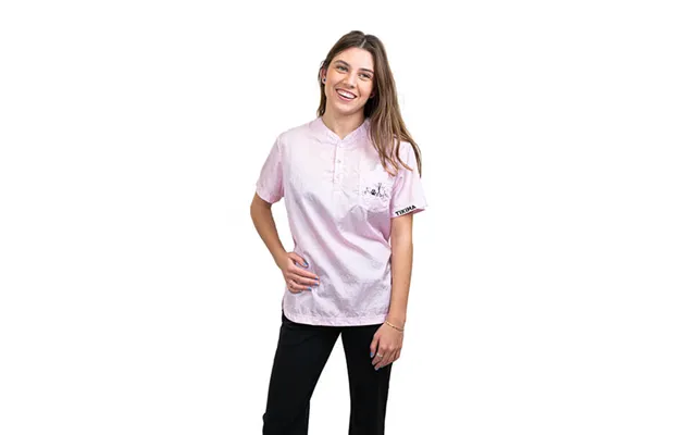 Trimmebluse Figari Rosa