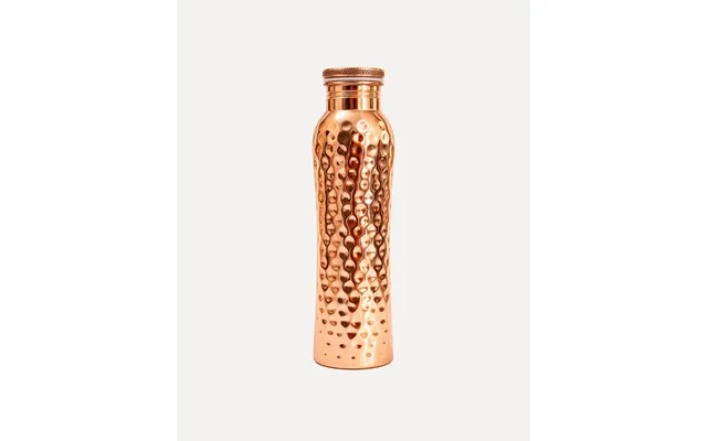 Kobber Vandflaske Hamret - 900 Ml