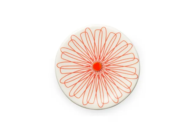 Broche Icon - No. 2 Coral Red