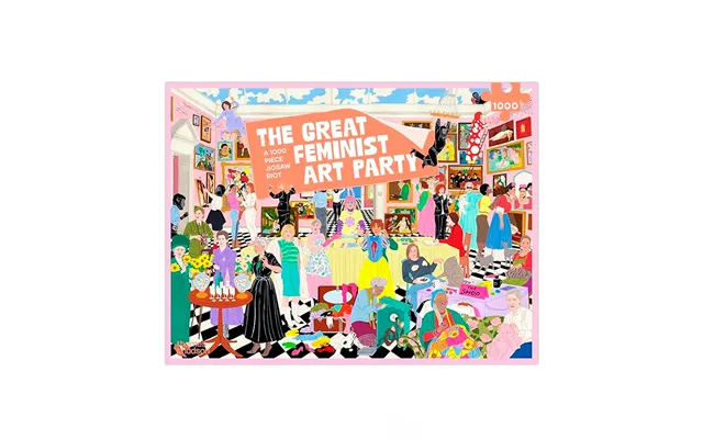 The Great Feminist Art Party - A 1000 Piece Jigsaw Riot