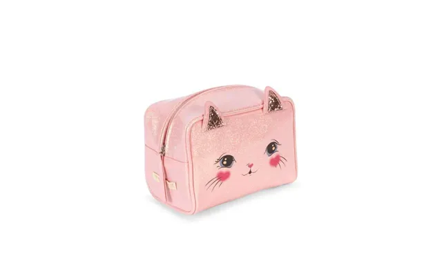 Konges Sløjd Cat Pouch - Cerise Glitter Pink