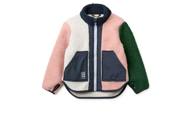 Liewood Noam Fleecejakke - Rose Blush Multi Mix