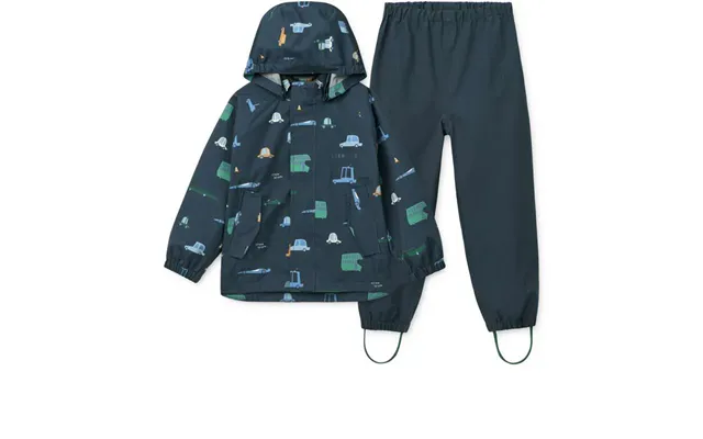 Liewood Pedia Regntøjssæt - Cars Classic Navy