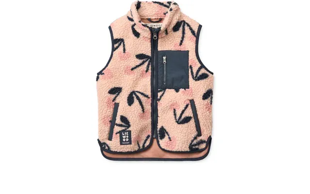 Liewood Vada Fleecevest - Mega Cherry Heart Rosey