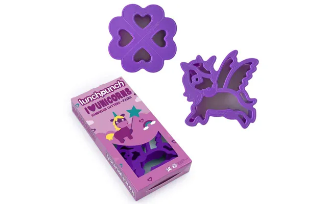 Lunch Punch Udstikkere I Sæt - Unicorn