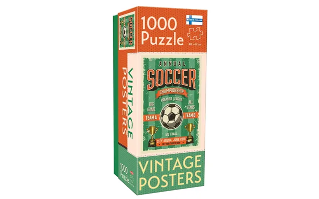 Fodbold Puslespil - 1000 Brikker