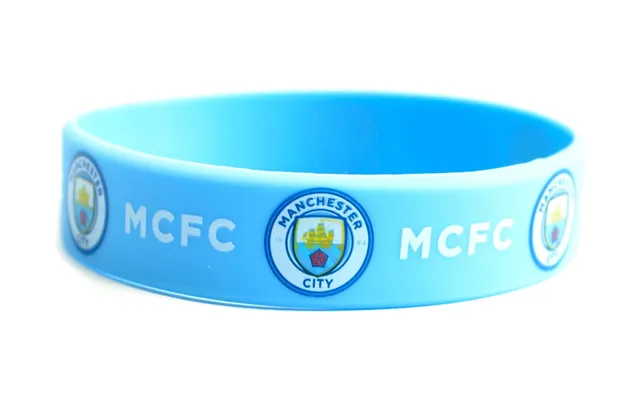 Manchester City Gummi- Silikone- Armbånd