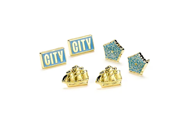 Manchester City Øreringe - 3 Designs I 1 Pakke