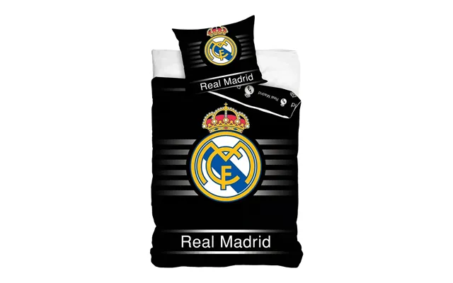 Real Madrid Sengetøj 140x200 100% Bomuld & Vendbart Design