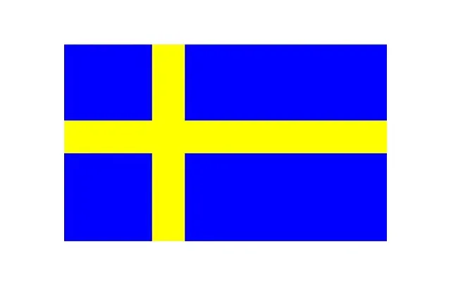 Svensk Flag - 90x150 Cm.