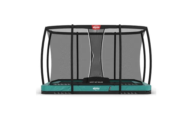 Berg Ultim Champion 330x220 Cm I Grøn Inground Med Deluxe Sikkerhedsnet