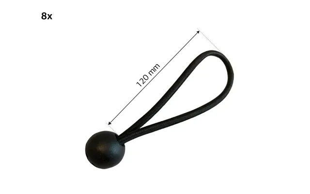 Elastikker Med Kugle 120 Mm 8x