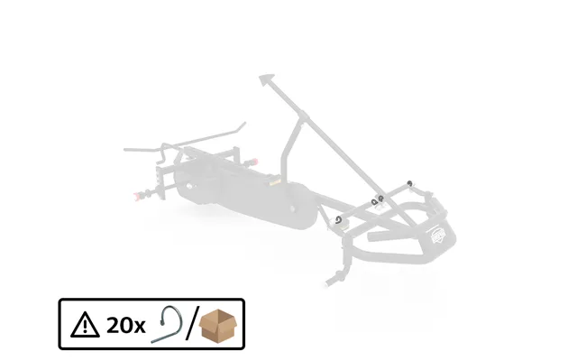 Xl Frame - Steering Rod Secure Spring 20x