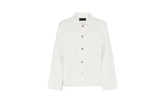 Oversize Denim Jakke Off White