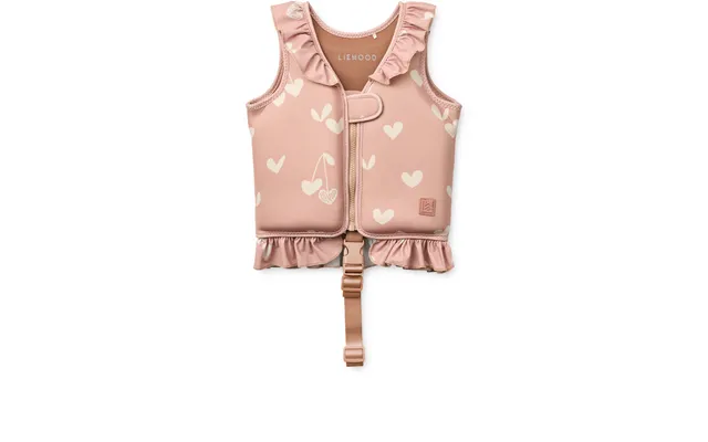 Liewood Dove Swim Vest W Frill- Sweethearts Pale Tuscany - 1-2 År 11-15 Kg