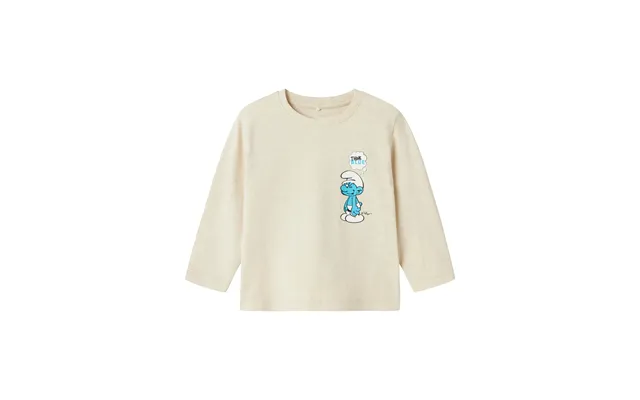 Name It Fys Smurfs Top - Peyote Melange