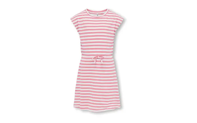 Only Mini May Life Ss Dress - Romance Rose Cloud Dancer