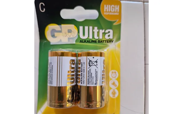 Gp Ultra Alkaline Battery Size C - Så Længe Lager Haves