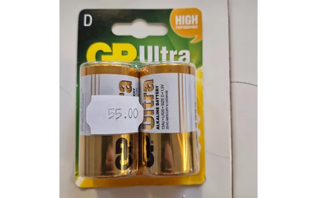 Gp Ultra Alkaline Battery Size D - Så Længe Lager Haves