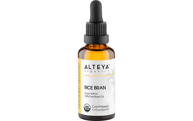 Alteya Organics Cold-pressed Rice Bran Oil 50 Ml
