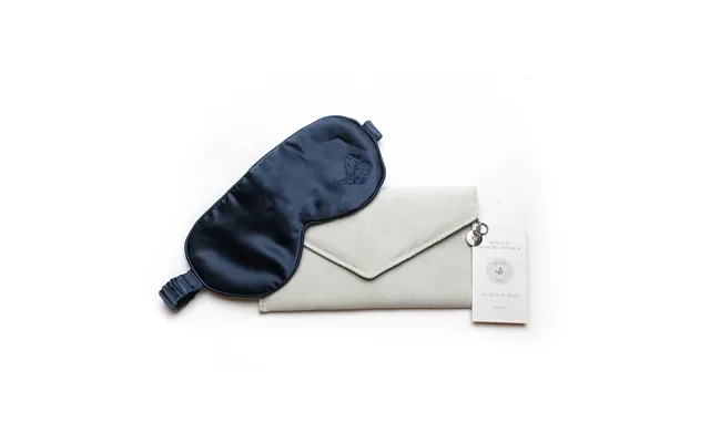 Amelie Soie Secrets De Beauté Premium Collection Silk Sleep Mask Deep Blue