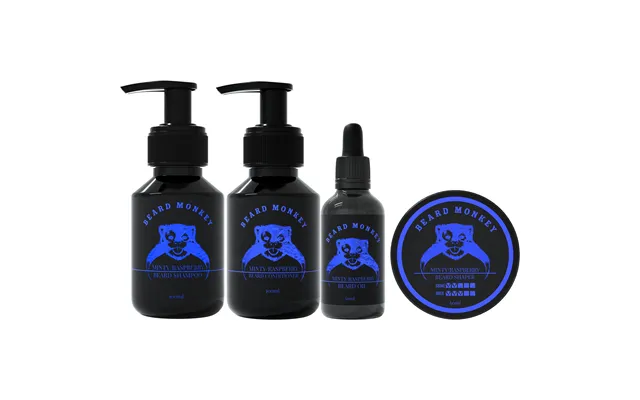 Beard Monkey Mint & Raspberry All Beard Kit
