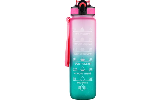 Beauty Rebels Motivational Water Bottle 1 L Stardust Pink