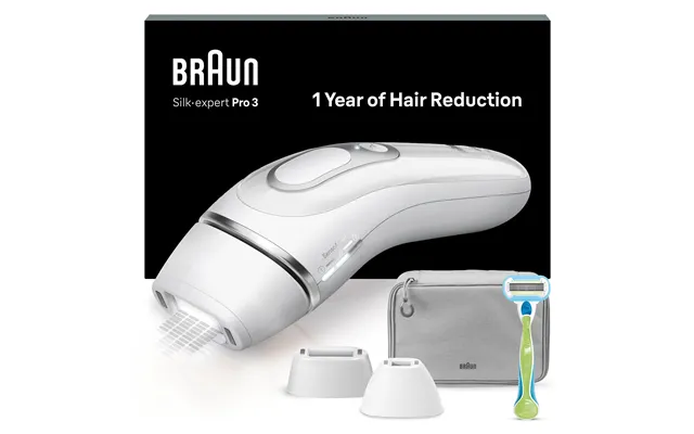 Braun Ipl Silk Expert Pro 3 At Home Hair Removal With Pouch Venus Razor 2 Heads Pl3122