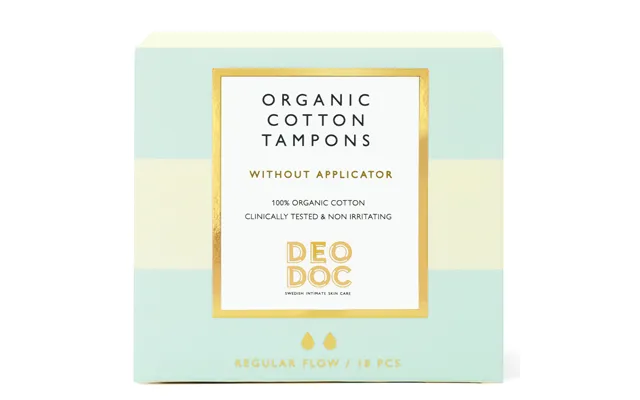 Deodoc Cotton Tampons Without Applicator Regular M