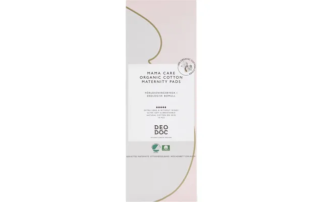 Deodoc Maternity Pads With 100% Cotton 10 Stk