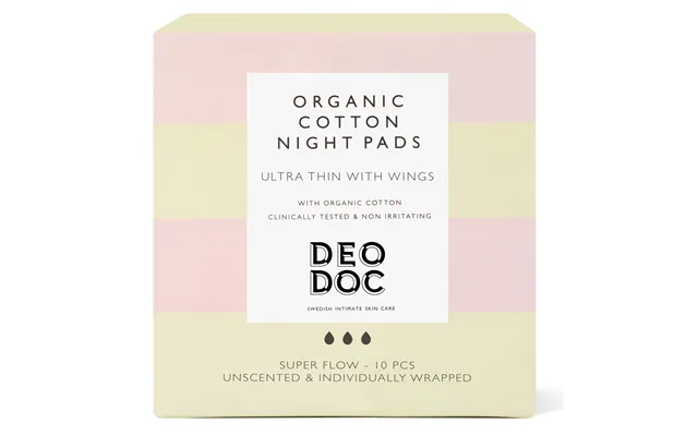 Deodoc Organic Cotton Night Pad 10 Stk