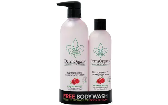 Dermorganic Bath & Body Duo Pack Red Superfruits