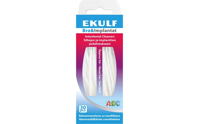 Ekulf Interdental Floss For Dental Bridge Implants