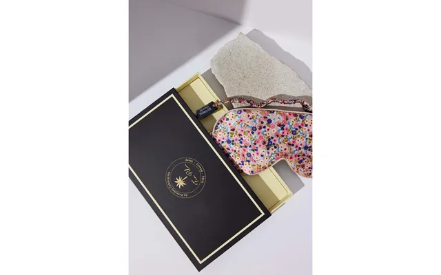 Fan Palm Eye Mask Cherry Blossom 100% Mulberry Silk