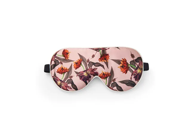 Fan Palm Eye Mask Rose Hibiscus 100% Mulberry Silk