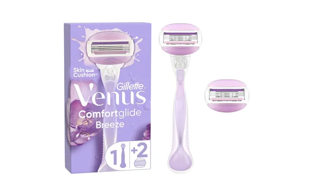 Gillette Venus Comfortglide Breeze Razor 2 Razor Blade Refills 2 Stk
